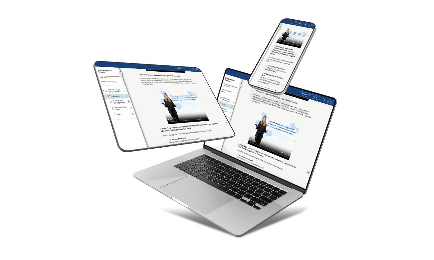 WRA on demand continuing education program on different tech devices