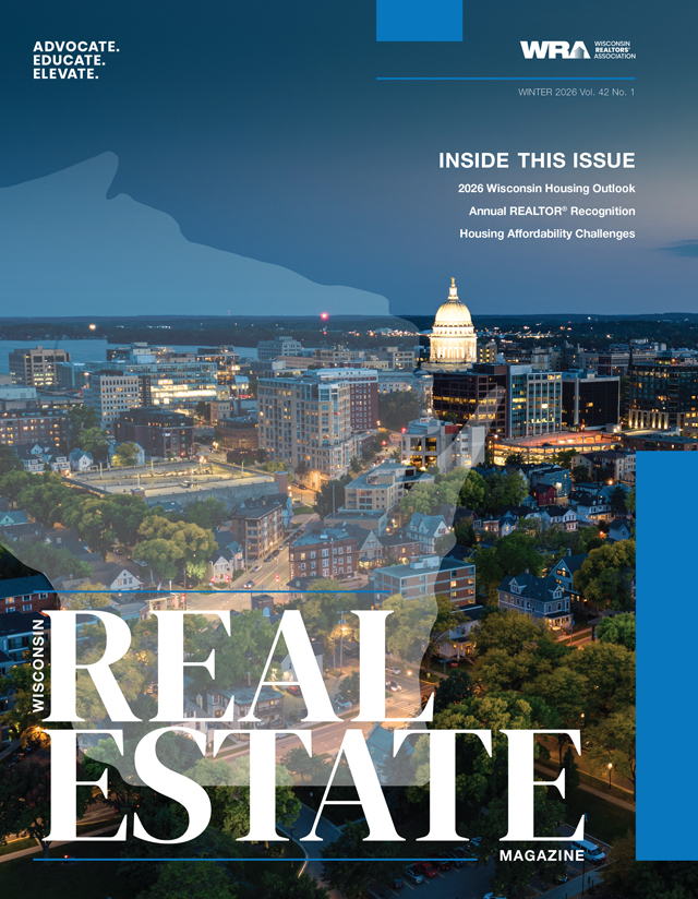 February 2026 Wisconsin Real Estate Magazine cover