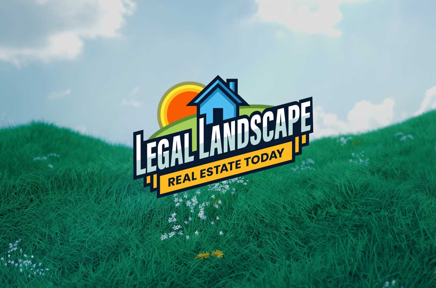 Legal Landscape logo against grassy field backdrop